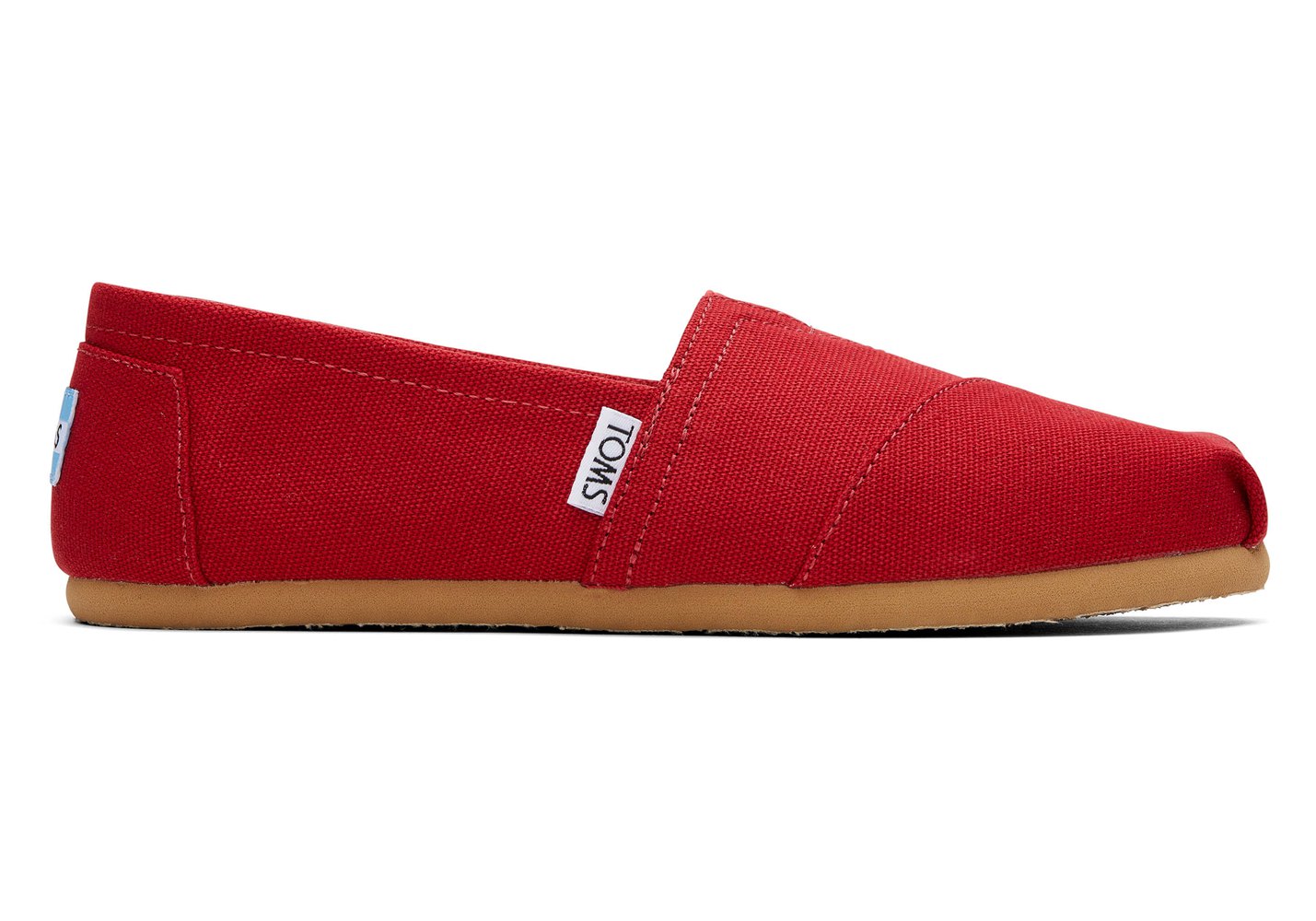 Toms Espadryle Damskie Czerwone - Alpargata Płócienne - 24ESMNKBL